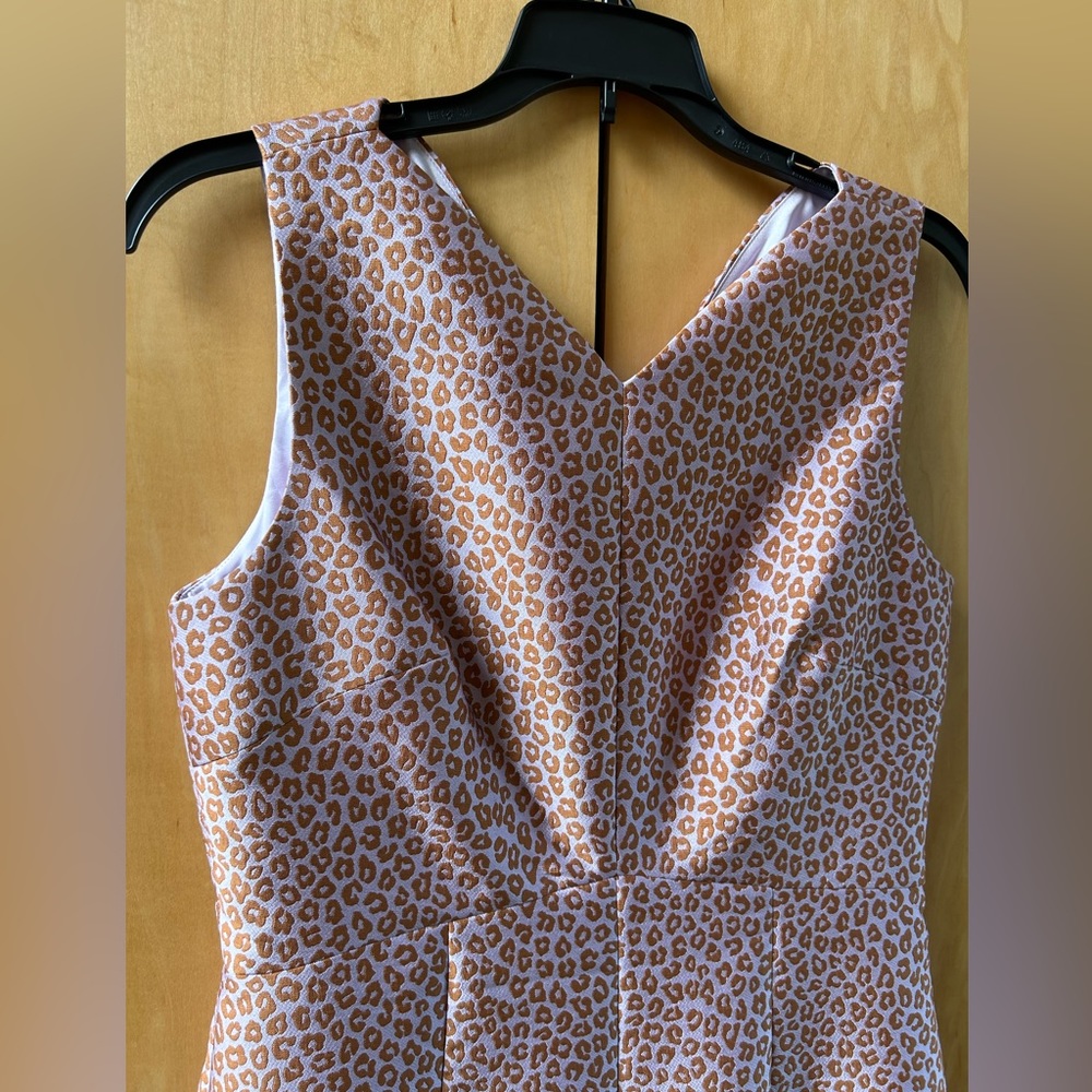 KATE SPADE FLORA LEOPARD MIDI DRESS SIZE 6 - Picture 7 of 9